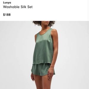 NWT Lunya Washable Silk Set XL